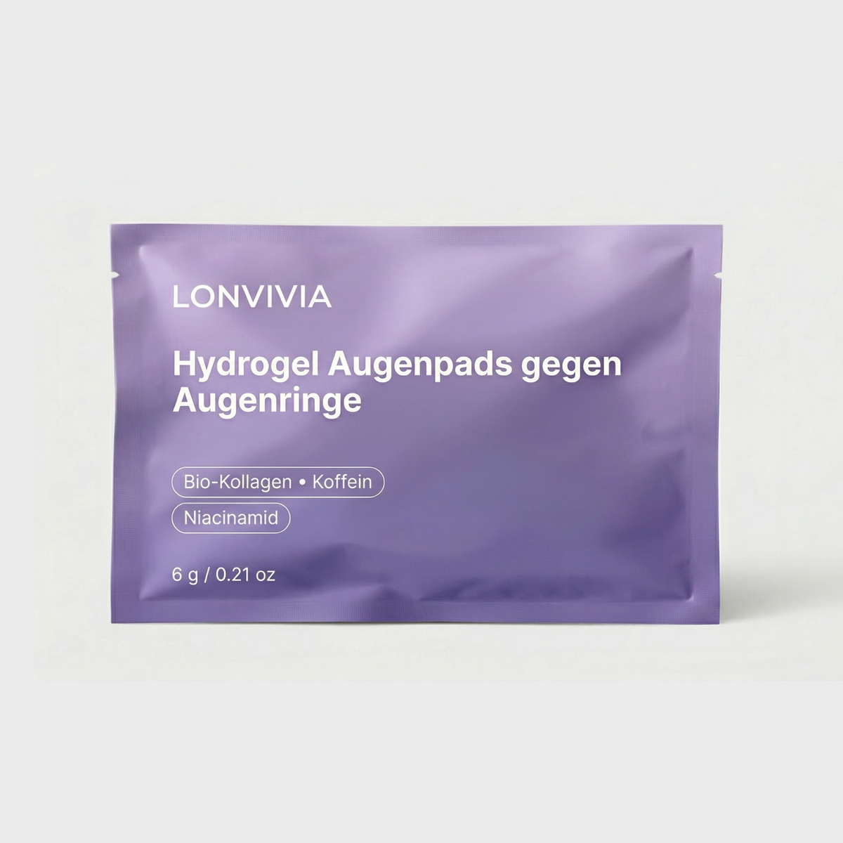 Hydrogel Augenpads gegen Augenringe – Koffein, Kollagen & Niacinamid